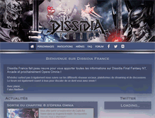 Tablet Screenshot of dissidia-france.com